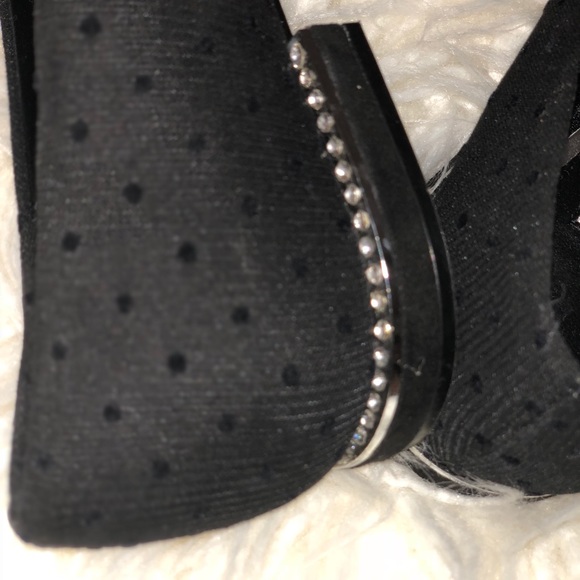 ZARA diamond studded heel with lace polkadot - Picture 5 of 5